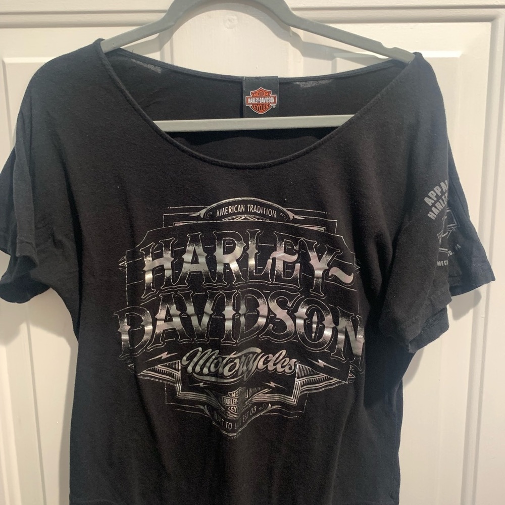 Harley Davidson bling short sleeve shirt